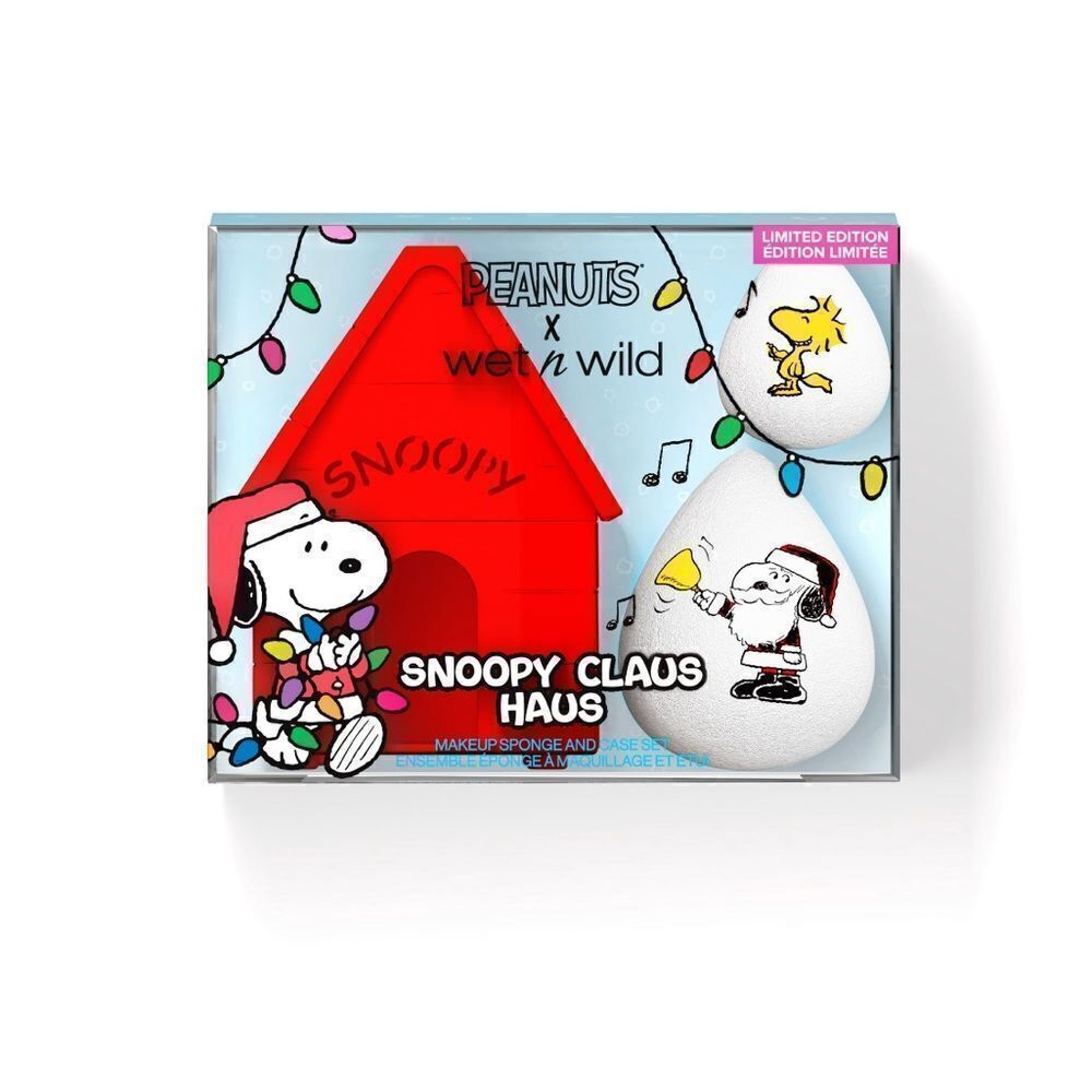 Wet n Wild Peanuts Snoopy Dog House and Set of 2 Sponges NWT